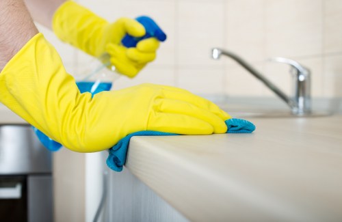 Detailed window cleaning tools and streak-free glass care