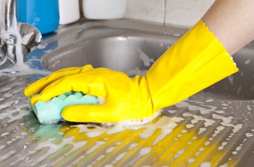 Professional move in cleaning in a vacant apartment