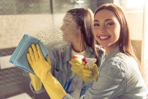 Commercial cleaning equipment and supplies for workplace sanitation