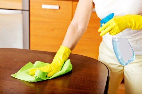 Dust removal during after builders cleaning on windows and frames